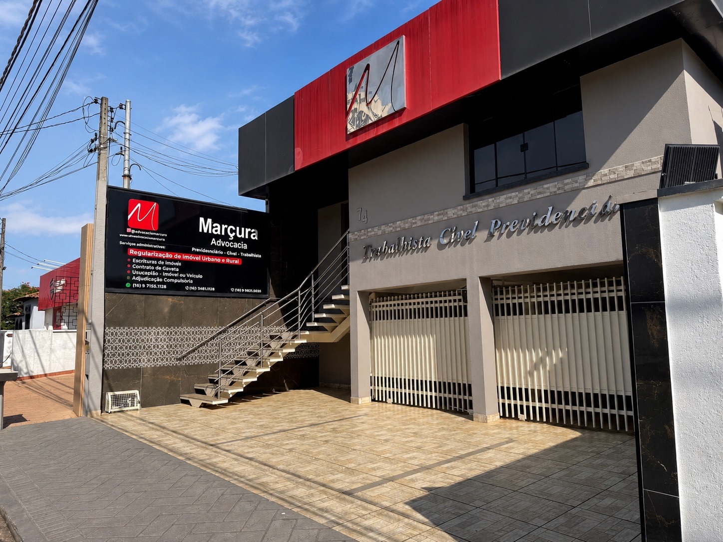 Fachada da Advocacia Marçura